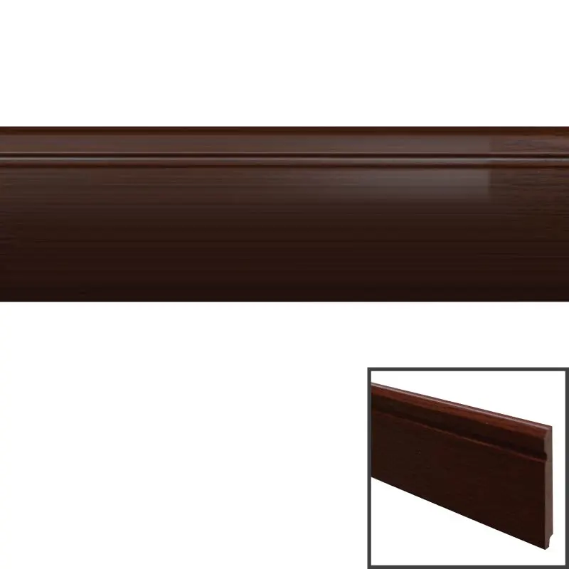 POLYWOOD MOULDING SS80-PSB WHITE POLYSTYRENE BASEBOARD